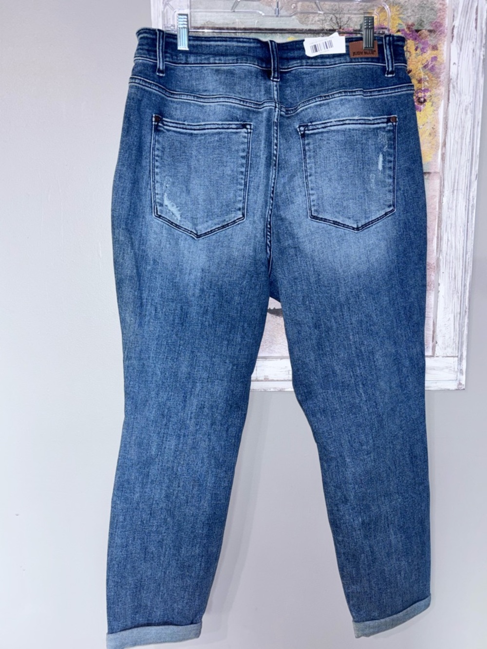 Trendy Judy Blue NWT Boyfriend Fit High Rise Stretch Size Jean 16W Hi-Rise - Picture 2 of 10